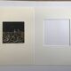 Jan peter thorbecke, mädchen am stand, 2002. woodcut signed in pencil