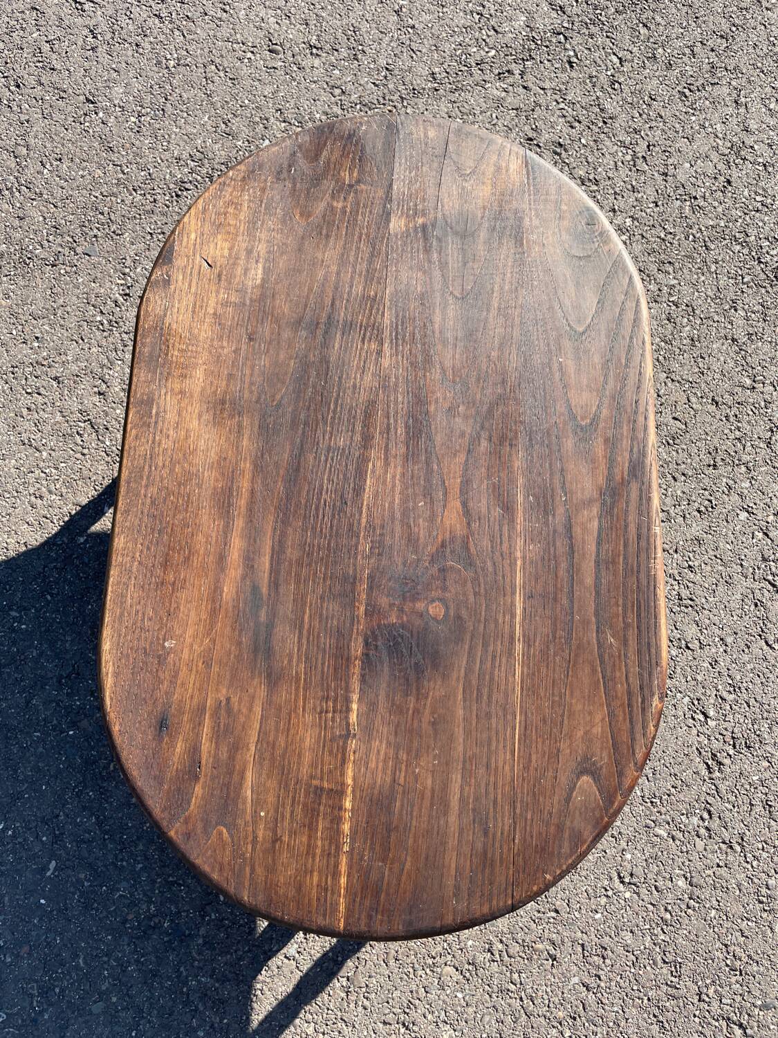 Small coffee table in turned wood