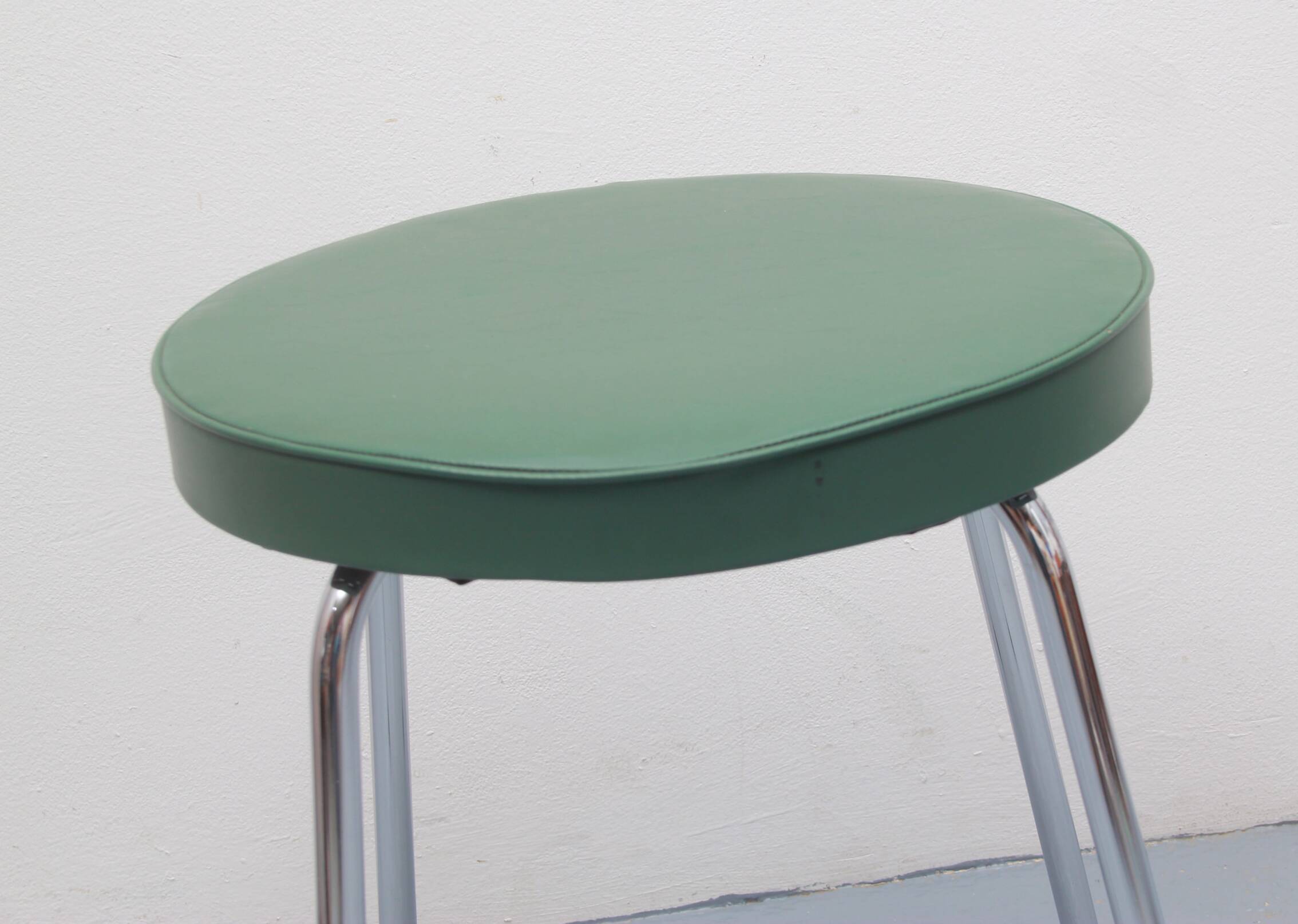 1950s stool green from Thonet