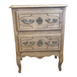 Vintage chest of drawers in natural wood