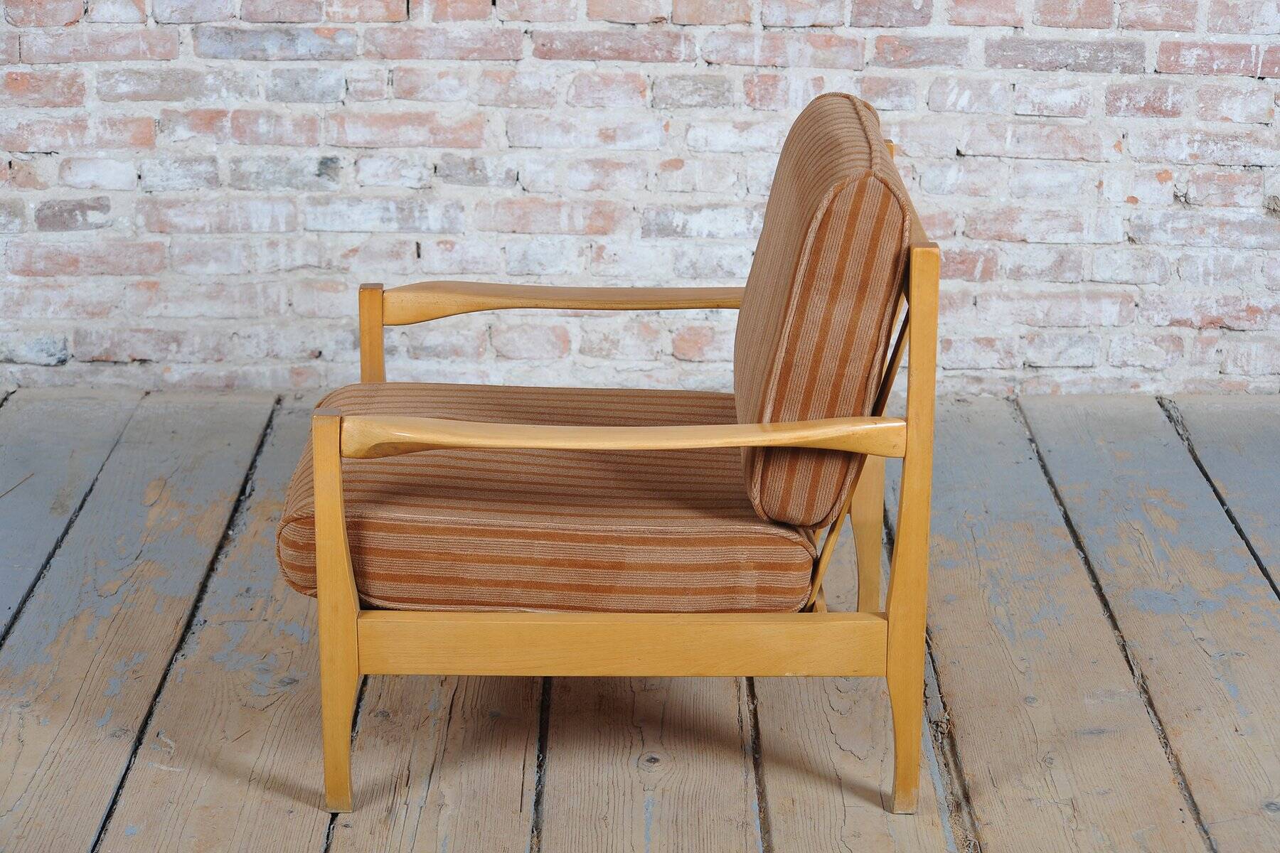 Mid-Century Armchairs from Jitona Soběslav, Czech, 1960s, Set of 6