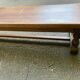 Vintage 19th-century farmhouse bench in solid wood, 250cm