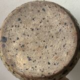 Vintage pyrite stoneware ceramic vase design from the 60s