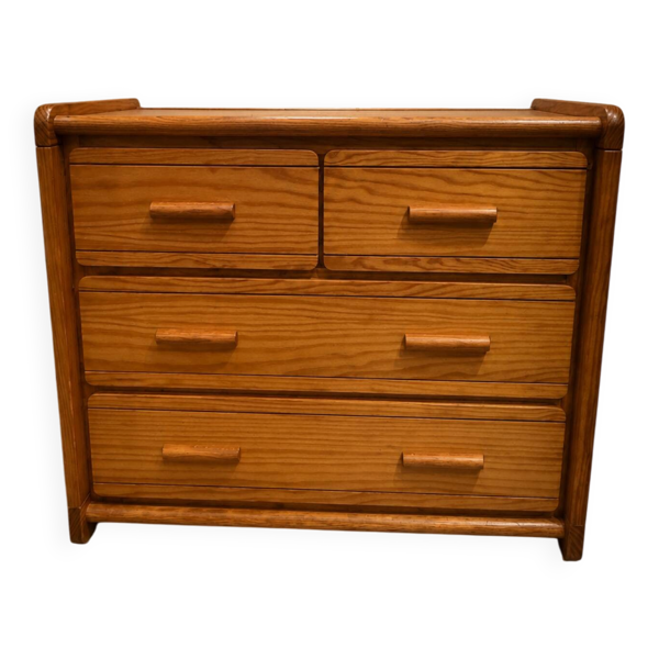 Commode en pin Gautier France, circa 1980