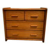 Commode en pin Gautier France, circa 1980