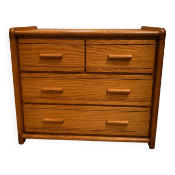 Commode en pin Gautier France, circa 1980