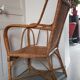 Fauteuil rotin 1950 circa