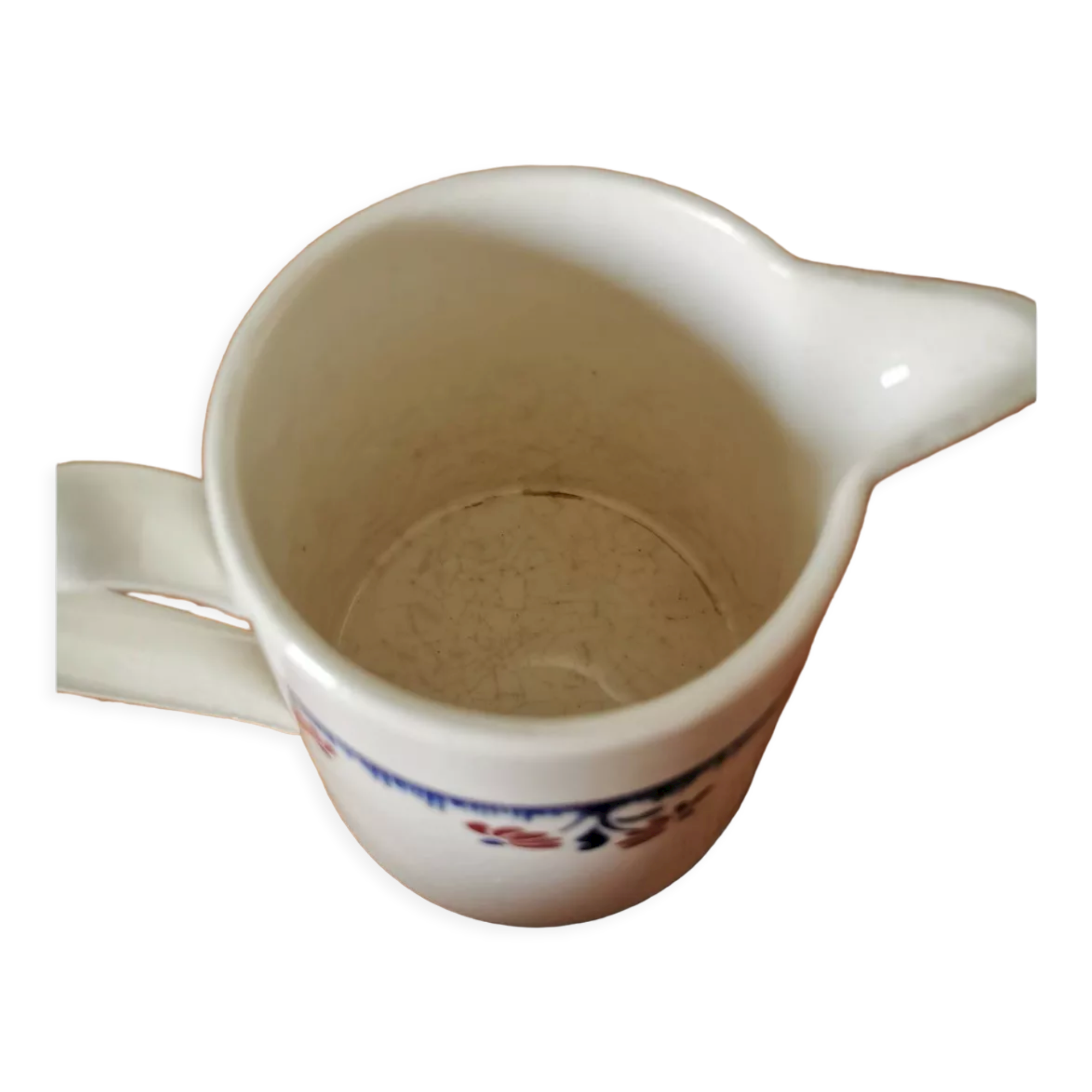 Badonviller earthenware milk jug