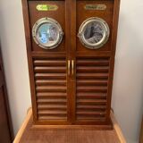 Marine style shelf cabinet