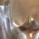 Monumental Bronze Statue of an Italian Greyhound / Whippet – Large Antique Sculpture Representing a Dog
