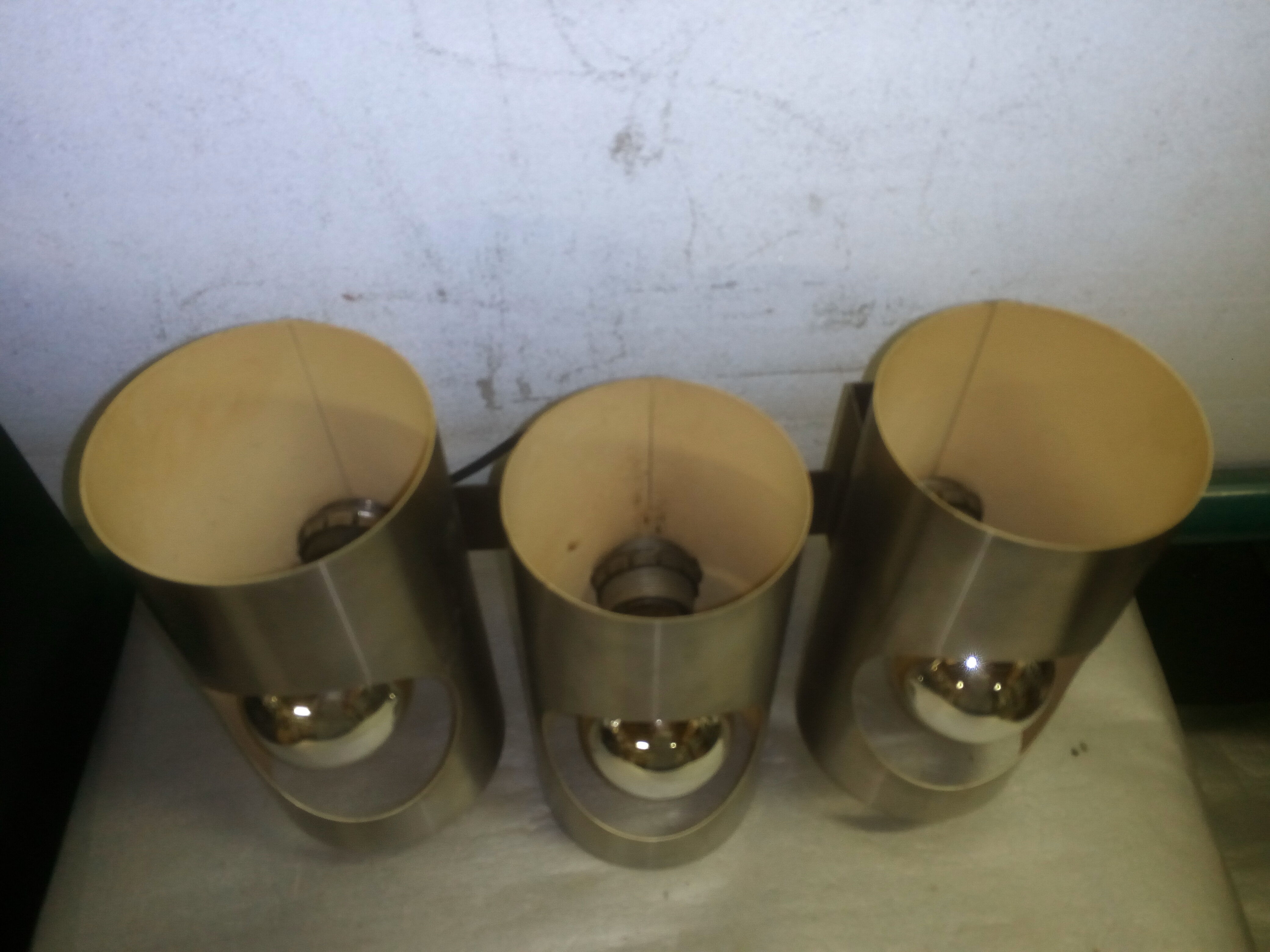 Triple wall lights Editions Pierre Disderot typical 70s