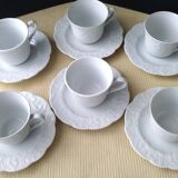 6 porcelain coffee cups "Wild Ivy"
