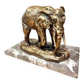 BRONZE ELEPHANT STATUE MILO