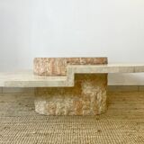 Magnussen Ponte Travertine Coffee Table