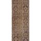 Tapis vintage turc de oushak tissé à la main 53x560 cm