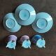 Set of 3 cups and saucers Silea