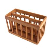 Wooden magazine holder - vintage