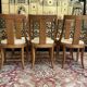 Set of 6 Empire style gondola chairs