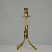 Brass candelabra by Gunnar Ander for Ystad-Metall , Sweden 1950s
