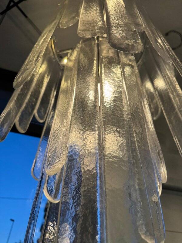 Murano Glass Waterfall Chandelier by Carlo Nason for Mazzega, 1970s