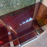 vintage 1980 aluminum shelf