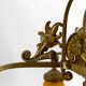 Gilded bronze and blown glass paste chandelier, Muller Frères, Art Deco