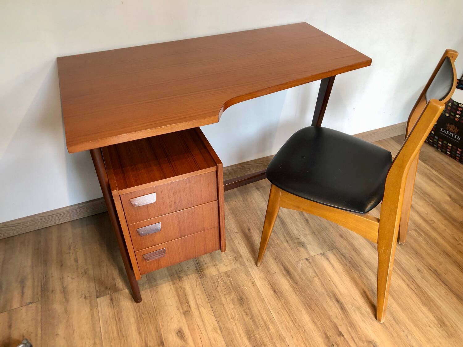 Desk and chair