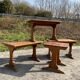 Suite de 5 tables de bistrot
