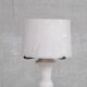 Alabaster french mid-century table lamp