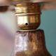 1960s table lamp in glazed stoneware