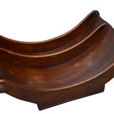 George III mahogany cheese coaster