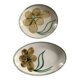 Small vintage ceramic dishes Salins France