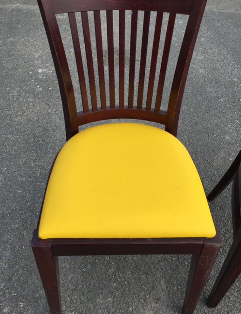 Pair of ton bistro chairs