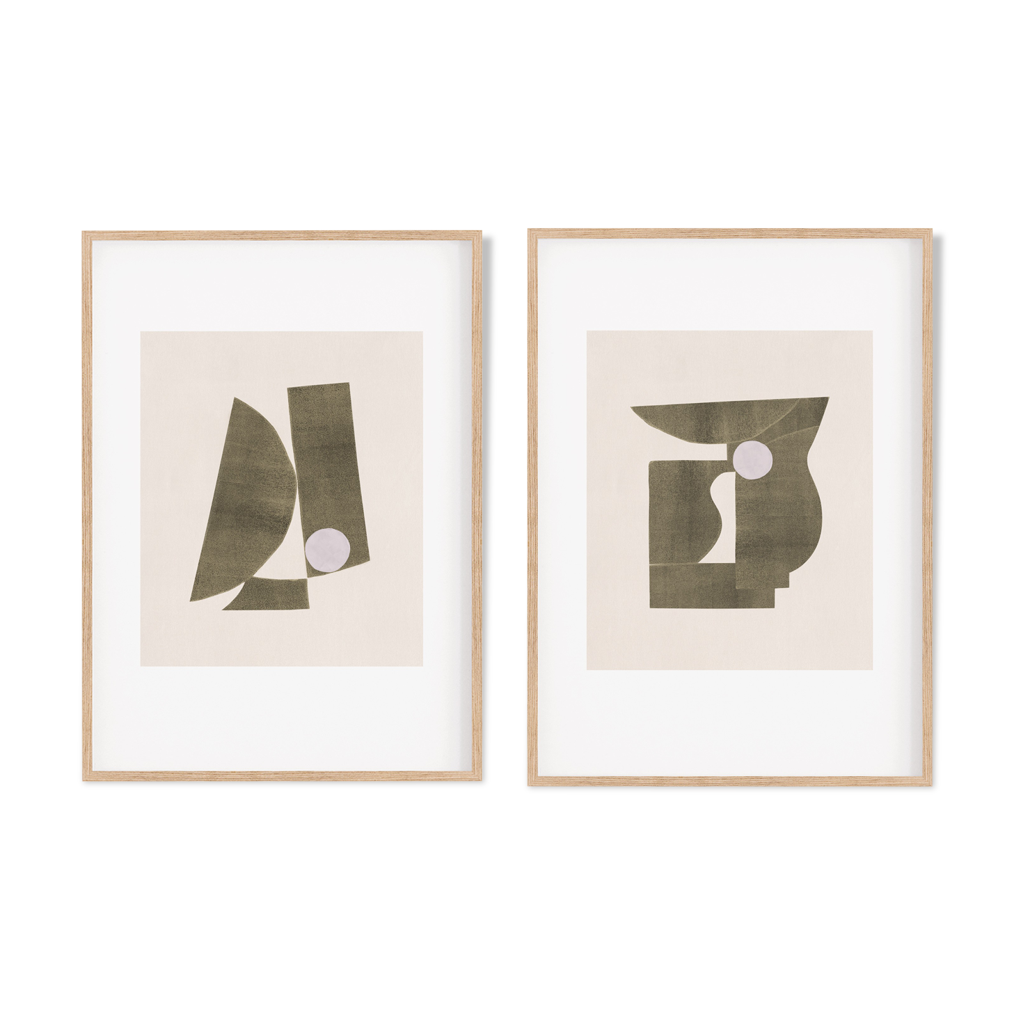 Illustrations diptych no.1 - no.2 40x50cm limited edition