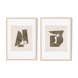 Illustrations diptych n°1 + n°2 40x50cm édition limitée
