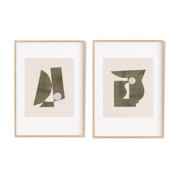 Illustrations diptych no.1 - no.2 40x50cm limited edition