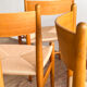 Ensemble de 6 chaises CH36 de Hans J. Wegner en chêne, corde danoise