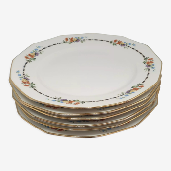Six porcelain plates from limoges haviland