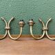Pair of brass wall lights, 1950s