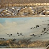 Painting "The Hunt" by Raoul Delbove