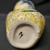 Vase J. Yell blue thistles