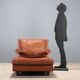 Fauteuil Baisity B&B, design vintage Antonio Citterio, cuir, années 1980
