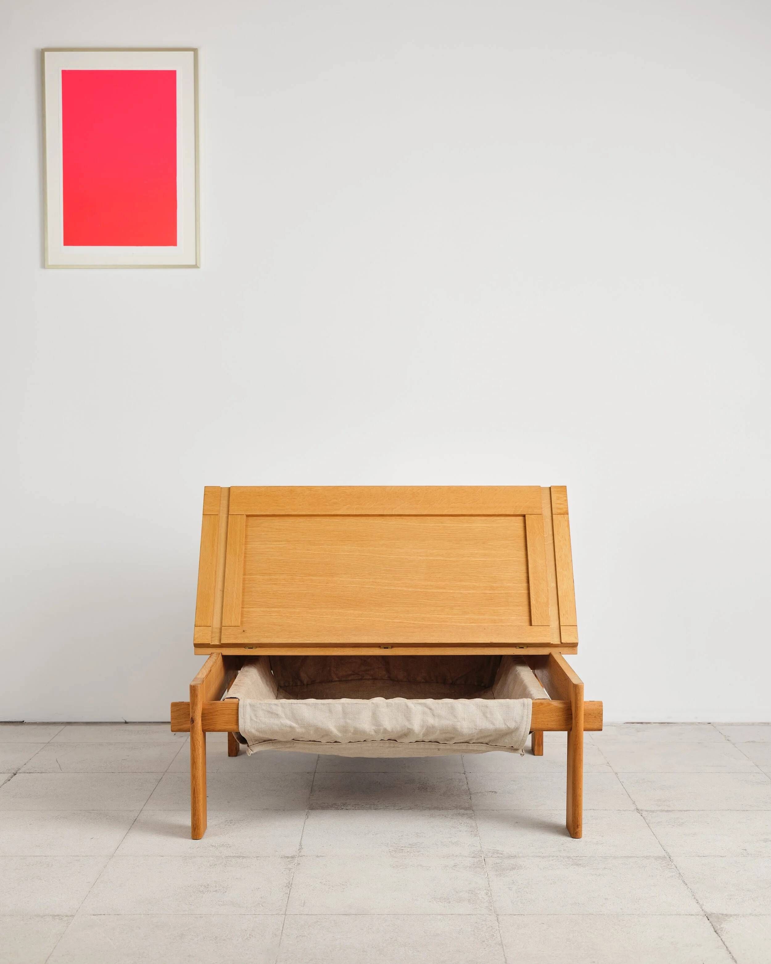 Large brutalist coffee table by Tage Poulsen, Denmark, 1960s.