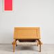 Large brutalist coffee table by Tage Poulsen, Denmark, 1960s.