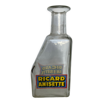 Ancienne Carafe RICARD Verre Moulé Objet Publicitaire Vintage