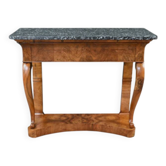 Walnut console table, Restoration period – Early 19th century
