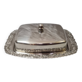 Silver butter dish