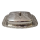 Silver butter dish