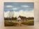 Petit tableau paysage de campagne huile sur toile