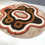 Large modernist rug, 1970s